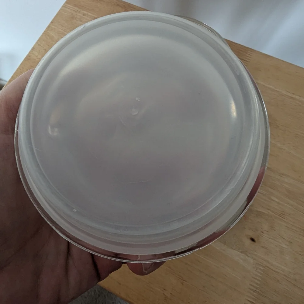 Fantasia Short Canister Jar By Princess House EUC Vintage